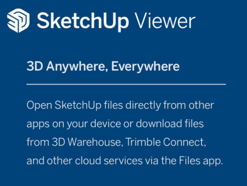 SketchUp手机版宣传图