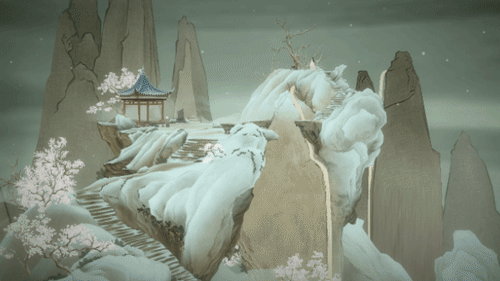 新关卡雪景GIF