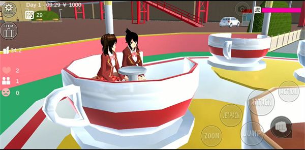 樱花校园模拟器英文版1.041.11版宣传图