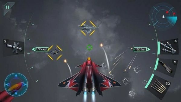 空中决战3D中文无限金币钻石宣传图
