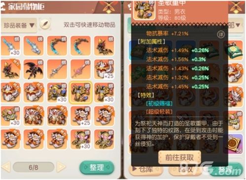 梦想新大陆装备圣歌重甲