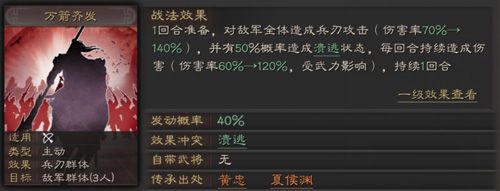 三国志战略版万箭齐发怎么用