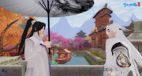 孟思归与玩家桥边赏雨