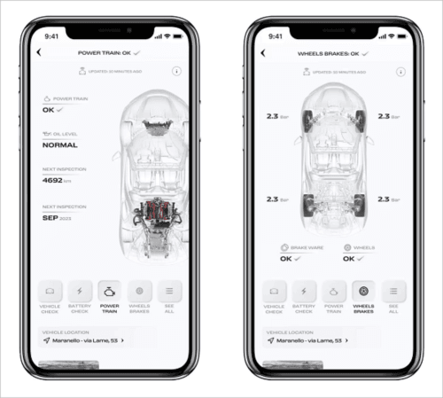 MyFerrari app特色