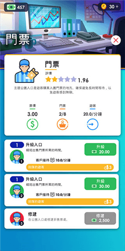 闲置主题公园大亨正式版游戏截图3