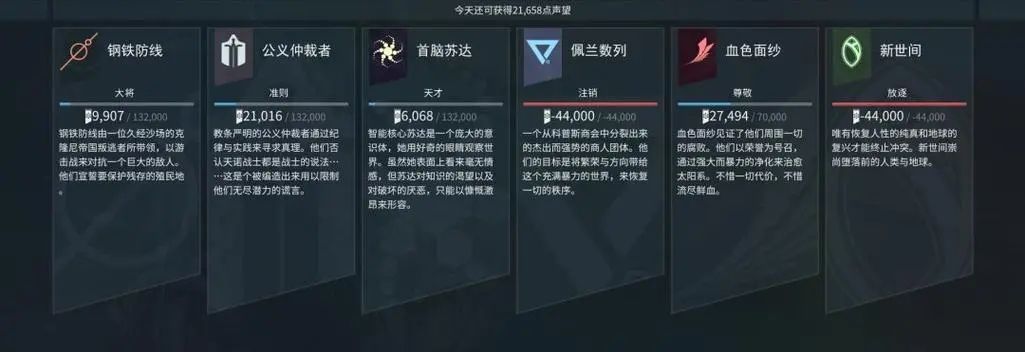星际战甲怎么赚取声望 星际战甲怎么赚取声望