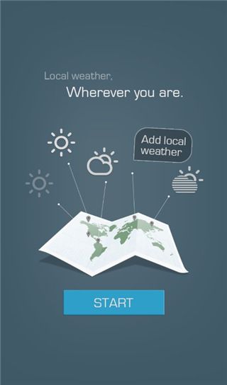 墨迹天气国际版app宣传图