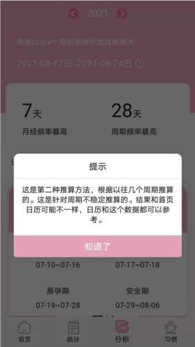 安全期排卵期计算app宣传图3