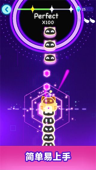 音乐跑酷游戏宣传图