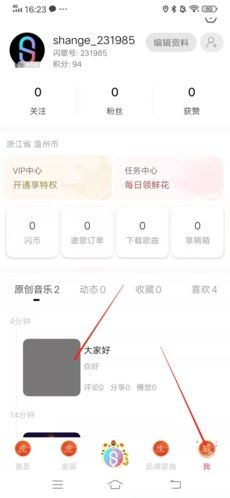 闪歌怎么删除发布的歌4