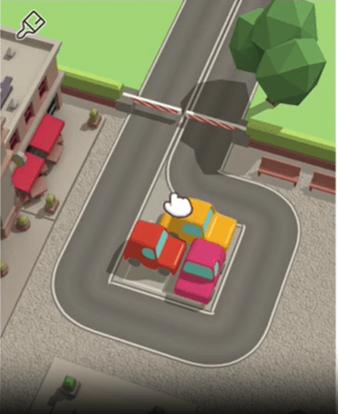 停车堵塞3D图片2