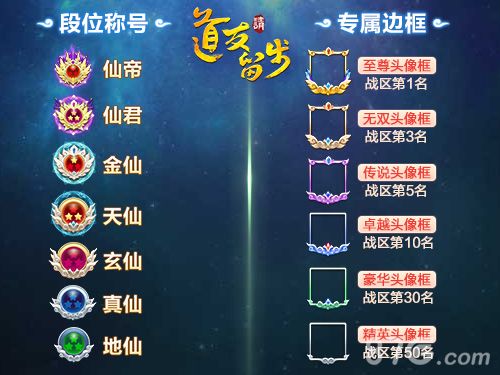 道友请留步专属段位称号,赢得王者边框
