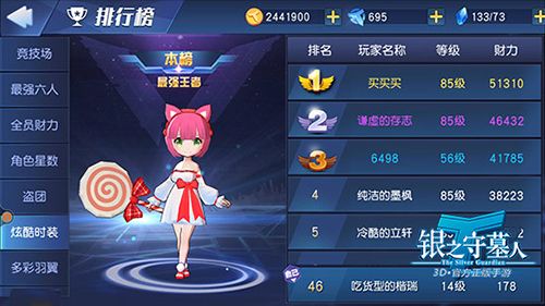 《银之守墓人》炫酷时装排行榜