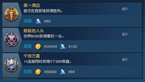 奥特曼王者传奇国际服版成就系统详解配图1