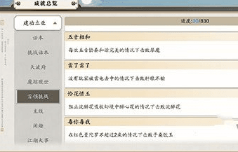 天涯明月刀手游雷了雷了成就怎么达成1