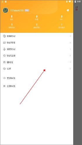 印象轻记app怎么开启便签视图2