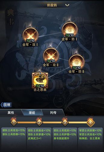 攻城炸矿必备良将《三国群英传-霸王之业》典韦突破介绍 三国群英传-霸王之业3