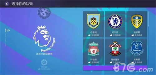 FIFA足球世界队徽选择页面截图