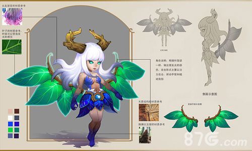 《圣剑契约》手游人物设定稿(女)