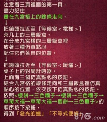 黄昏旅店第8章攻略6