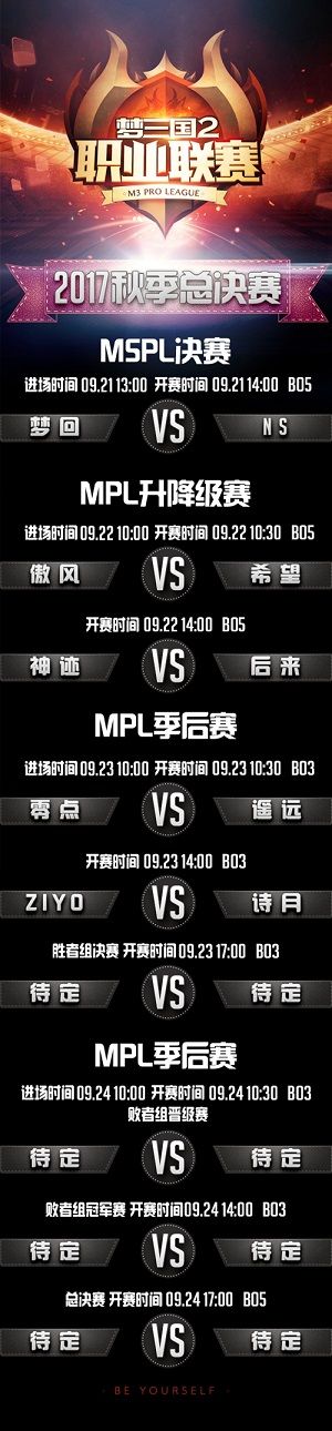总决赛赛程图