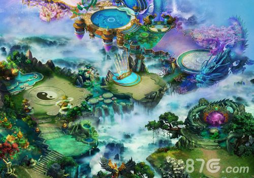武汉手盟新游场景原画