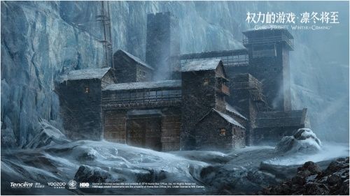 游戏原画:黑城堡