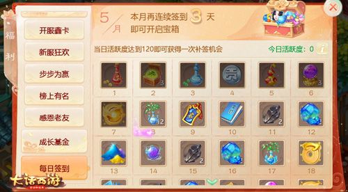 (时间服【云梦泽】每日签到,道具服内容以实际为准)