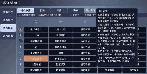 天涯明月刀手游帮派活跃度图片