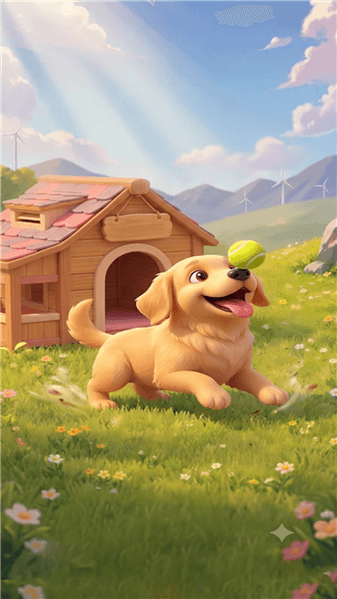 忠犬乐园赚钱小游戏宣传图