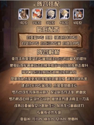 平民阵容推荐配图3