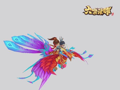 《大唐荣耀》手游凤凰唯美双人坐骑