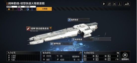 驱逐输出之王阋神星舰船介绍配图1
