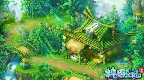 《桃花源记》手游精美场景原画