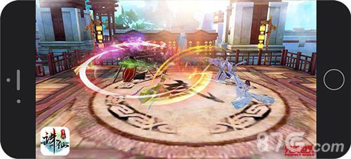 诛仙手游2V2战斗截图