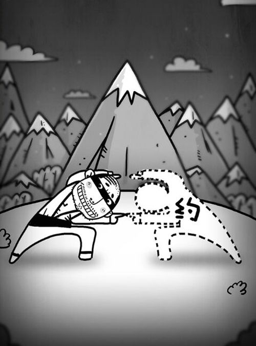 愚公移山3智叟的反击宣传图