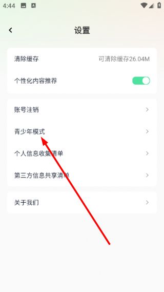 怎么开启青少年模式配图2