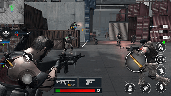gun zone shooting game手游宣传图