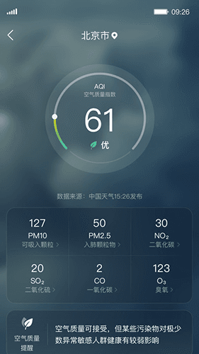 呱呱天气旧版本软件特色