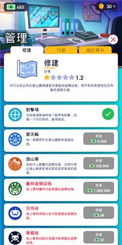 闲置主题公园大亨正式版游戏截图6