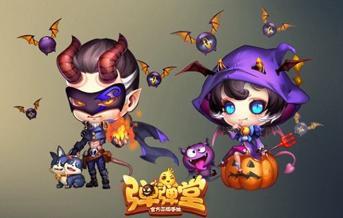 弹弹堂手游俏皮款“恶魔时装”