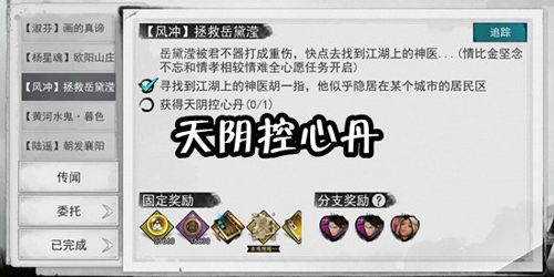 我的侠客天阴控心丹图片
