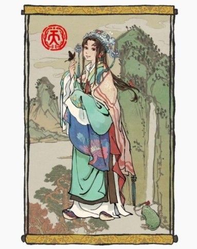 江南百景图祝英台图片