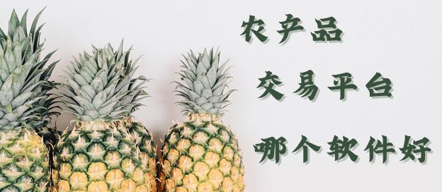 农产品交易平台哪个软件好