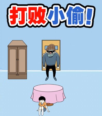 打败小偷游戏攻略