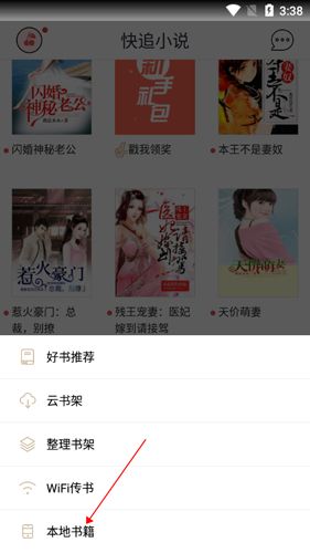 快追小说怎么导入本地书籍3