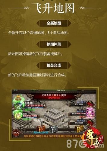 传世挂机天人飞升地图