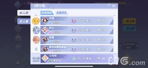 命运歌姬歌舞祭排行榜