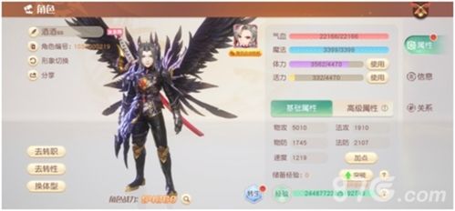 梦想新大陆角色界面