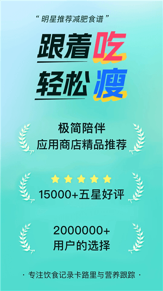 轻食记app宣传图